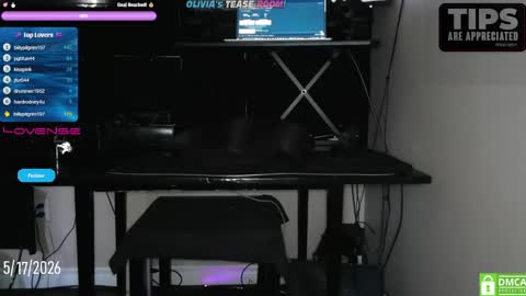 Snapshot of _olivia1_ chatting on 05/17/26, 05:53 Olivia online show from 05/17/26, 05:53