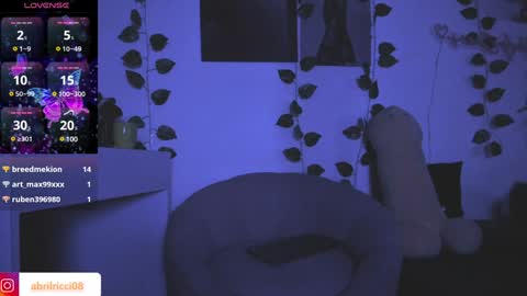 Snapshot of abril_ricci chatting on 01/13/25, 09:19 Abril online show from 01/13/25, 09:19