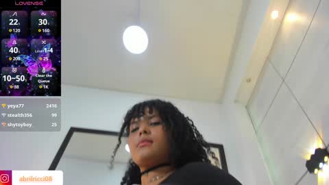 Snapshot of abril_ricci chatting on 01/28/25, 10:45 Abril online show from 01/28/25, 10:45