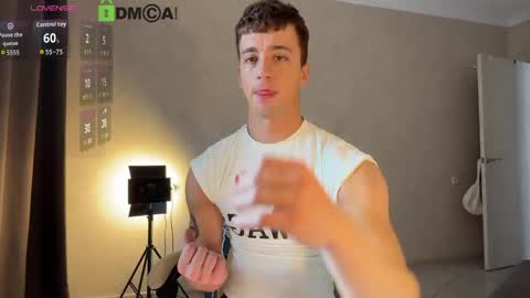 Snapshot of adampolerno chatting on 05/07/26, 12:54 Hi Im Adam Glad to see u here 3 And its my first day online show from 05/07/26, 12:54