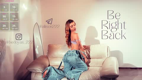 A L I S O N  online show from 01/27/25, 10:38