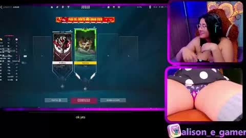 Snapshot of alison_gamer chatting on 02/21/26, 04:08 Alison online show from 02/21/26, 04:08