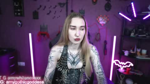 Snapshot of amywhitenessxx chatting on 06/02/26, 03:47 Amy switch Goddess divine Mistress online show from 06/02/26, 03:47