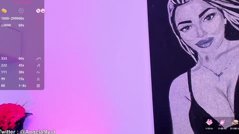 Angela online show from 01/22/25, 08:51