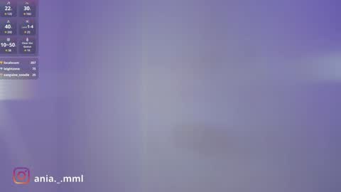 Snapshot of ania_mml chatting on 01/15/25, 11:51 Ania online show from 01/15/25, 11:51