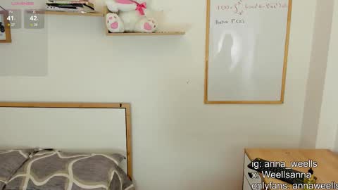  Anna Weells  online show from 02/23/26, 01:30