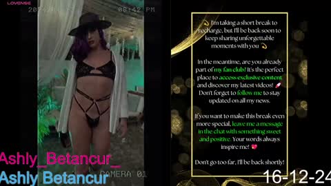 Snapshot of ashlybetancurxxx chatting on 12/16/24, 06:32 Ashly Betancur  online show from 12/16/24, 06:32