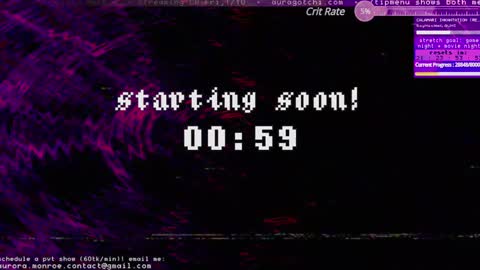 Aurora  Aura online show from 01/10/25, 05:05