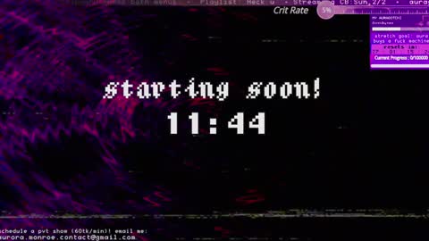 Aurora  Aura online show from 02/02/25, 03:43