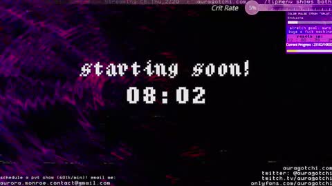 Aurora  Aura online show from 02/17/25, 04:20
