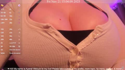 Ayana Delatorre online show from 11/21/25, 11:03