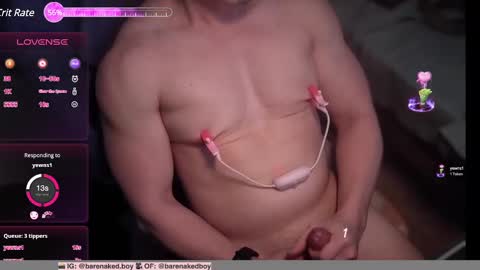 Snapshot of barenakedb0y chatting on 03/09/25, 10:08 Barenaked boy online show from 03/09/25, 10:08