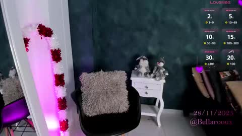 bellarooux online show from 11/29/25, 12:08