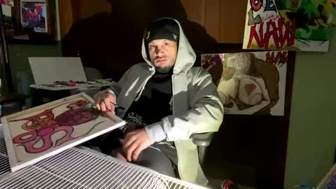 Snapshot of bigwalkdog12 chatting on 02/05/25, 04:03 Floppyphallus online show from 02/05/25, 04:03