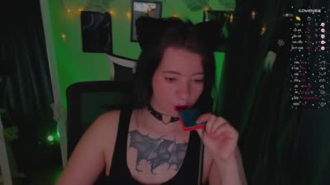 Snapshot of black_kittie_01 chatting on 12/18/24, 02:06 Black Kittie Wednesday - 1300 - 1900 GMT help me get 100 thumbs up online show from 12/18/24, 02:06