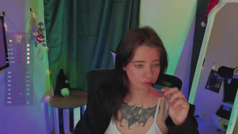 Snapshot of black_kittie_01 chatting on 01/21/25, 02:59 Black Kittie Wednesday - 1300 - 1900 GMT help me get 100 thumbs up online show from 01/21/25, 02:59