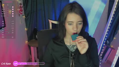 Snapshot of black_kittie_01 chatting on 01/29/25, 02:32 Black Kittie Wednesday - 1300 - 1900 GMT help me get 100 thumbs up online show from 01/29/25, 02:32