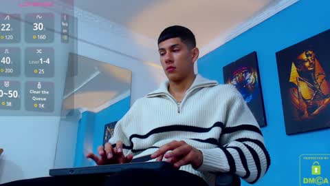 Snapshot of calavalerio chatting on 12/24/24, 02:22 Valerio online show from 12/24/24, 02:22