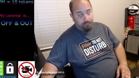 Snapshot of chunkymonkey420 chatting on 02/04/25, 04:15 Spencer Smokey Bear online show from 02/04/25, 04:15