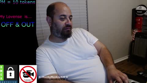 Snapshot of chunkymonkey420 chatting on 02/08/25, 01:11 Spencer Smokey Bear online show from 02/08/25, 01:11