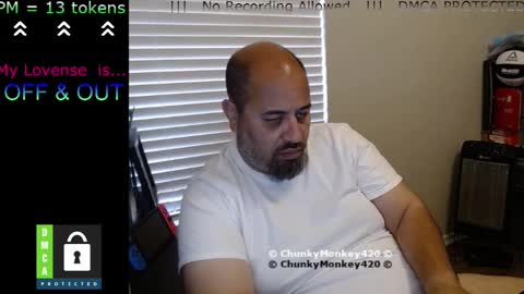 Snapshot of chunkymonkey420 chatting on 02/26/25, 10:09 Spencer Smokey Bear online show from 02/26/25, 10:09