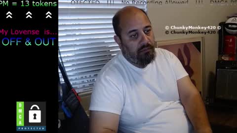 Snapshot of chunkymonkey420 chatting on 03/07/25, 07:27 Spencer Smokey Bear online show from 03/07/25, 07:27