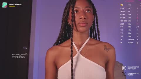 Snapshot of connie_west0 chatting on 02/25/25, 10:07   independent model online show from 02/25/25, 10:07