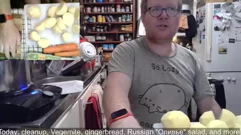 Cookie - I do cooking streams occasionally. Next stream  online show from 12/27/24, 01:18