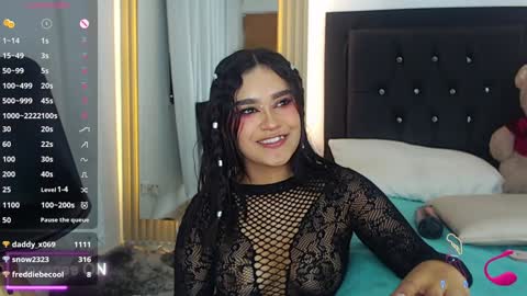 Coraline connected from 10 pm to 6 am Colombia time online show from 12/05/24, 03:50