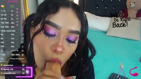 Coraline connected from 10 pm to 6 am Colombia time online show from 12/09/24, 12:40