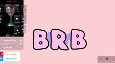 rosy online show from 03/11/25, 08:09