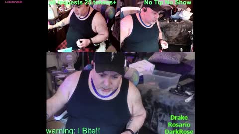 Drake D Vamp aka Drake DarkRose online show from 01/25/25, 12:38