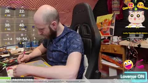 drawingcock online show from 01/20/25, 12:07