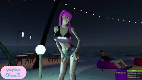 Snapshot of elissayum chatting on 01/16/25, 08:36 Petite Yumi online show from 01/16/25, 08:36