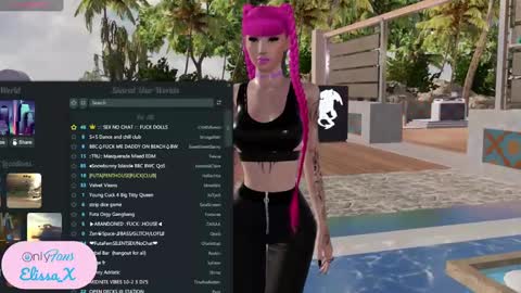 Snapshot of elissayum chatting on 01/22/25, 06:42 Petite Yumi online show from 01/22/25, 06:42