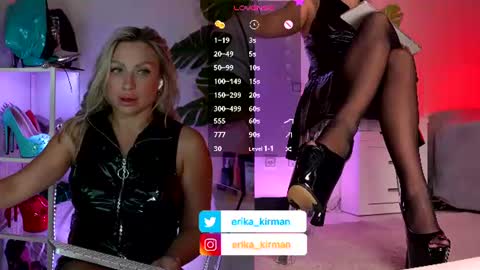 Snapshot of erika_kirman chatting on 06/11/26, 10:24 Erika online show from 06/11/26, 10:24