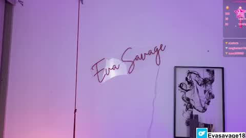 Snapshot of evasavage chatting on 02/26/25, 11:15 EVA SAVAGEIm recovering from surgery. Ill see you in a couple of weeks. online show from 02/26/25, 11:15