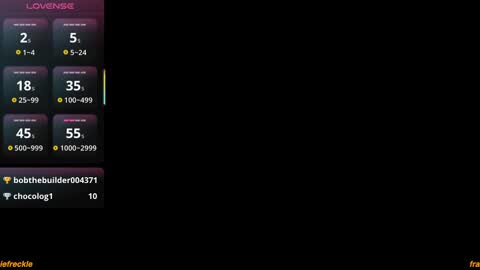 franciefreckle online show from 11/12/25, 02:28