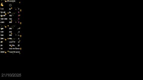 DEMONAELXX NEW ACCOUNT online show from 10/22/25, 12:11