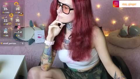 Snapshot of ginger_stay chatting on 01/17/25, 10:01 Ginger online show from 01/17/25, 10:01
