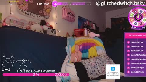 Snapshot of glitchwitch chatting on 01/08/25, 12:37 Glitch online show from 01/08/25, 12:37