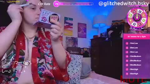 Snapshot of glitchwitch chatting on 02/27/25, 08:28 Glitch online show from 02/27/25, 08:28