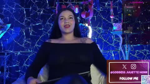 Snapshot of goddessjuliettenoiir chatting on 02/27/26, 10:59 Goddes Juliette Noiir online show from 02/27/26, 10:59