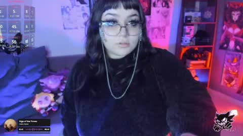 Snapshot of goth_stein chatting on 04/23/26, 02:02 Engel Please help me to reach 50 thumbs up online show from 04/23/26, 02:02