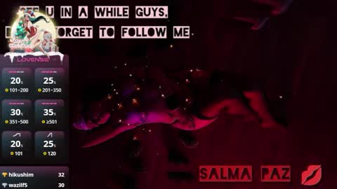 SALMA  online show from 12/21/24, 08:39
