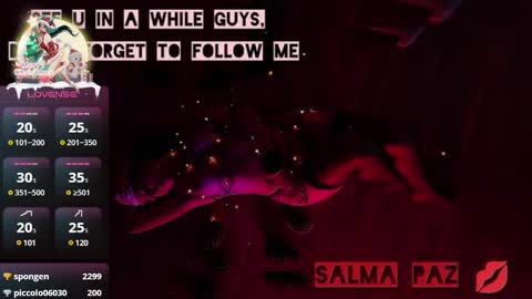 SALMA  online show from 12/22/24, 07:22