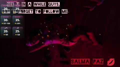 SALMA  online show from 01/08/25, 07:24