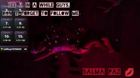 SALMA  online show from 01/16/25, 08:11