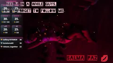 SALMA  online show from 01/20/25, 07:47