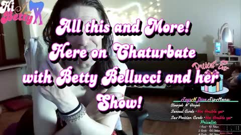 Snapshot of hotbettybellucci chatting on 02/24/25, 10:48 Betty Bellucci online show from 02/24/25, 10:48